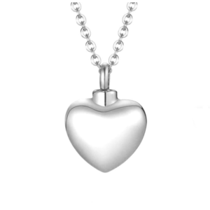 Ashanger Edelstaal Hart Zilver