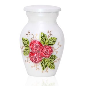 Aluminium Urn 3d Ivoorwit