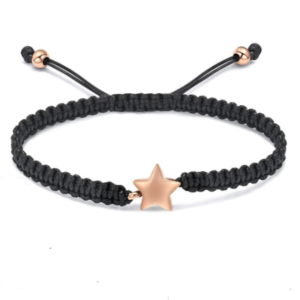 Asarmband Ster Rozegoud Koord