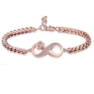 Asarmband Infinity Zirkonia Rozégoud