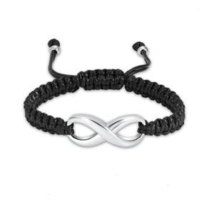 Asarmband Infinity Zilver Edelstaal Elke Maat Passend