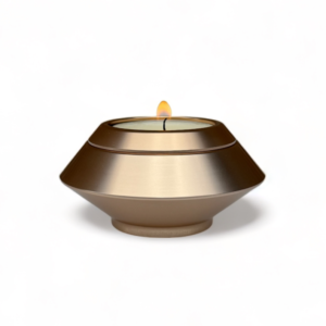 Rozégouden Metalen Mini Urn